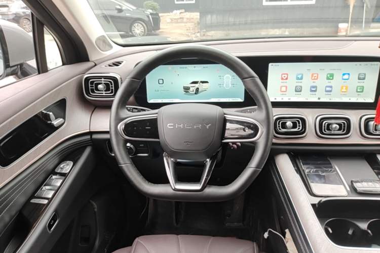 Used Chery Tiggo 9 2024 2.0T Dual-Clutch Two-Wheel Drive Ultra-Comfortable Prestige Edition Steering Wheel