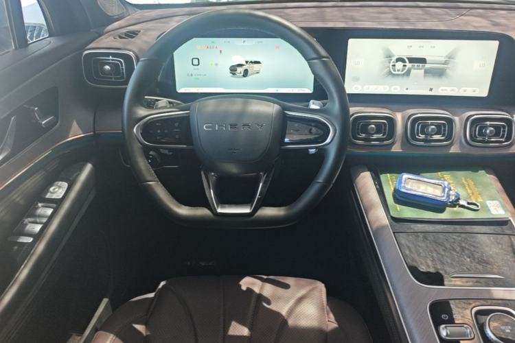 Used Chery Tiggo 9 2024 2.0T Automatic Two-Wheel Drive Ultra-Comfortable Deluxe Edition Steering Wheel