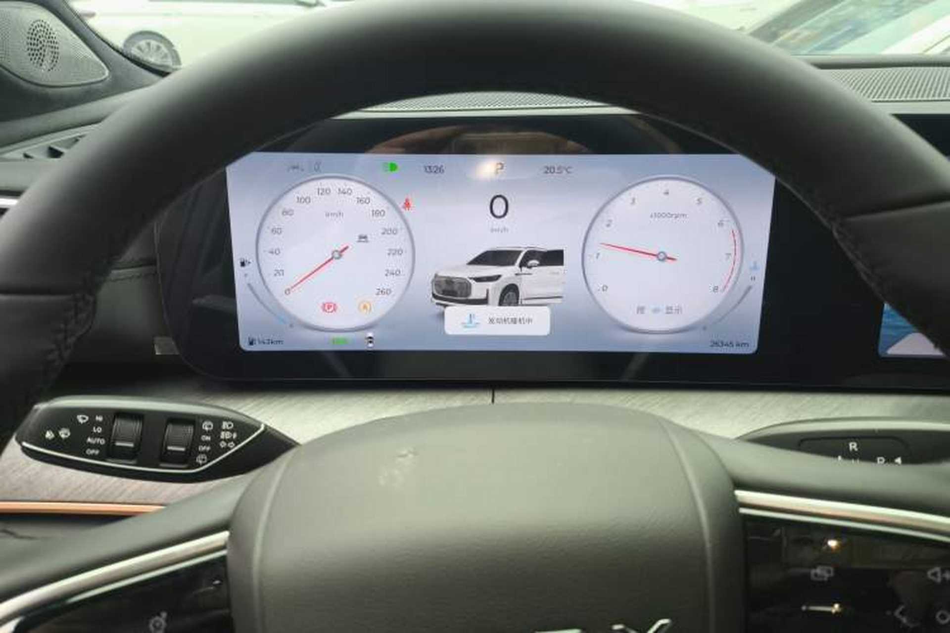 Used Chery Tiggo 9 2025 2.0T Dual-Clutch Two-Wheel Drive Luxury Edition 5 Seats Instrument Cluster
