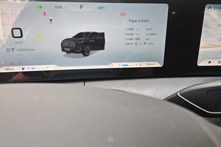 Used Chery Tiggo 9 2025 2.0T Dual-Clutch Two-Wheel Drive Black Samurai Edition 5 Seats Odometer Close Up