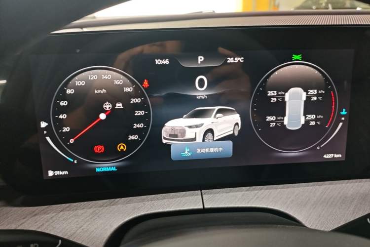 Used Chery Tiggo 9 2025 2.0T Dual-Clutch Two-Wheel Drive Luxury Edition 5 Seats Instrument Cluster
