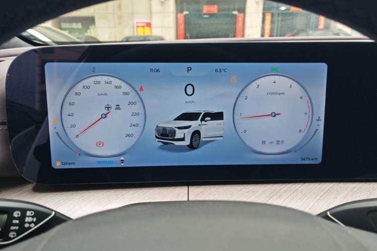 Used Chery Tiggo 9 2025 2.0T Automatic Two-Wheel Drive Luxury Edition 5 Seats Instrument Cluster