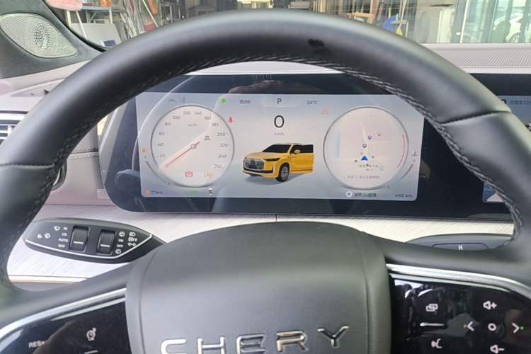 Used Chery Tiggo 9 2025 2.0T Automatic Two-Wheel Drive Luxury Edition 5 Seats Instrument Cluster