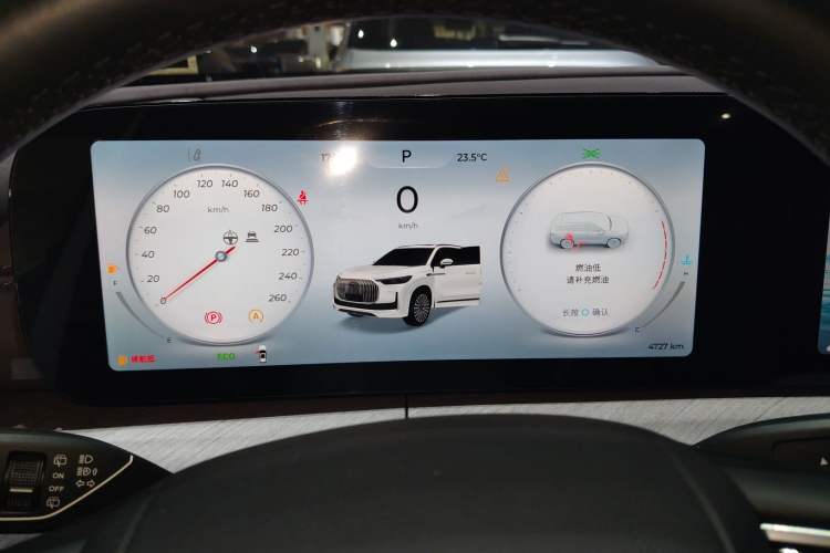 Used Chery Tiggo 9 2025 2.0T Automatic Two-Wheel Drive Luxury Edition 5 Seats Instrument Cluster