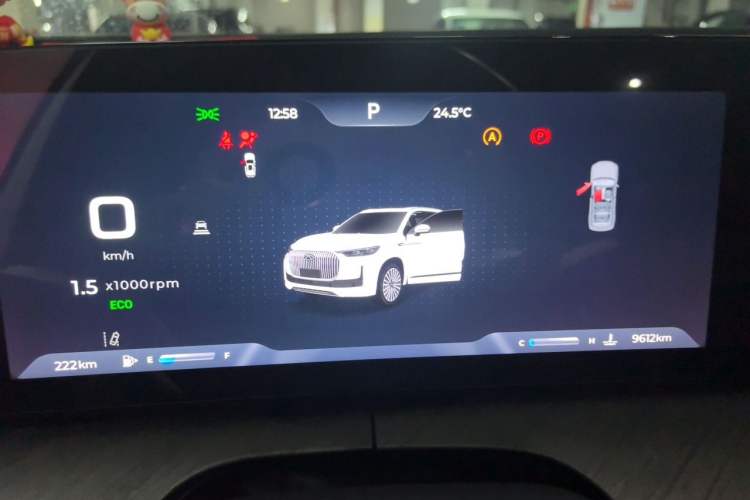 Used Chery Tiggo 9 2025 2.0T Automatic All-Wheel Drive Luxury Edition 5 Seats Instrument Cluster