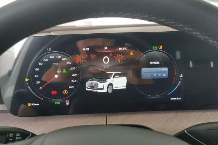Used Chery Tiggo 9 2025 2.0T Automatic Two-Wheel Drive Luxury Edition 5 Seats Instrument Cluster