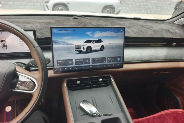 Used Chery Tiggo 9 2026 Model 9X 2.0T Automatic Two-Wheel Drive Navigation Edition Audio And AC Panel