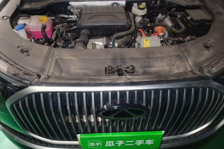 Used Chery Tiggo 9 C-DM 2025 1.5T 106KM Ultra-Comfort Version 7 Seats Lithium Iron Phosphate Engine Bay