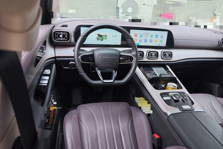 Used Chery Tiggo 9 C-DM 2025 1.5T 106KM Enjoy Edition 5 Seats Lithium Iron Phosphate Steering Wheel