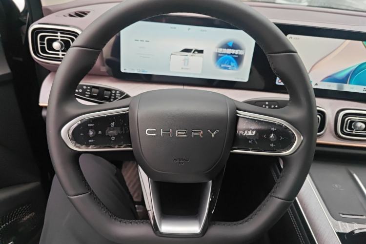 Used Chery Tiggo 9 C-DM 2025 1.5T 106KM Enjoy Edition 5 Seats Lithium Iron Phosphate Steering Wheel