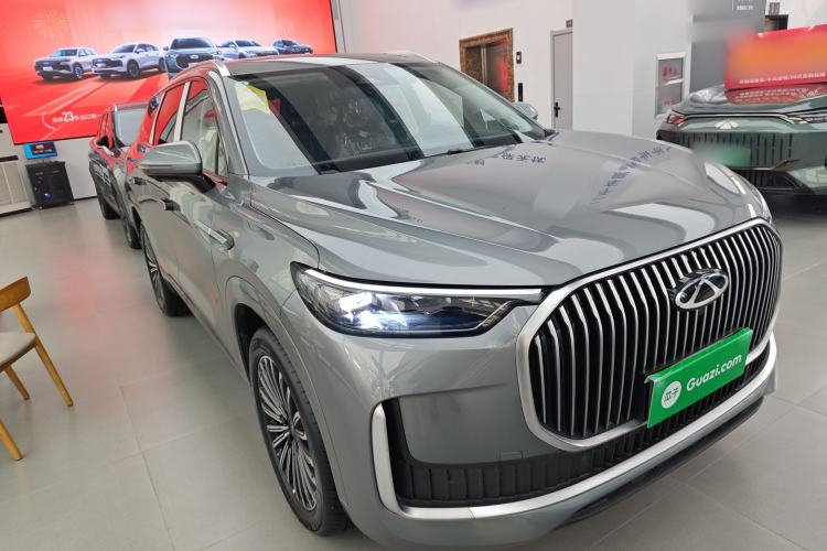 Used Chery Tiggo 9 C-DM 2025 1.5T 106KM Enjoy Edition 5 Seats Lithium Iron Phosphate Front Right 45 Deg