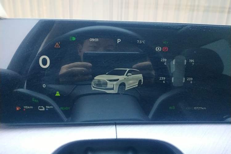 Used Chery Tiggo 9 C-DM 2025 1.5T 106KM Ultra-Comfort Edition 5 Seats Lithium-NMC Instrument Cluster