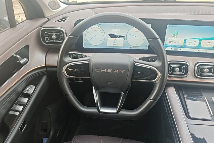 Used Chery Tiggo 9 C-DM 2025 1.5T 106KM Ultra-Comfort Edition 5 Seats Lithium-NMC Steering Wheel