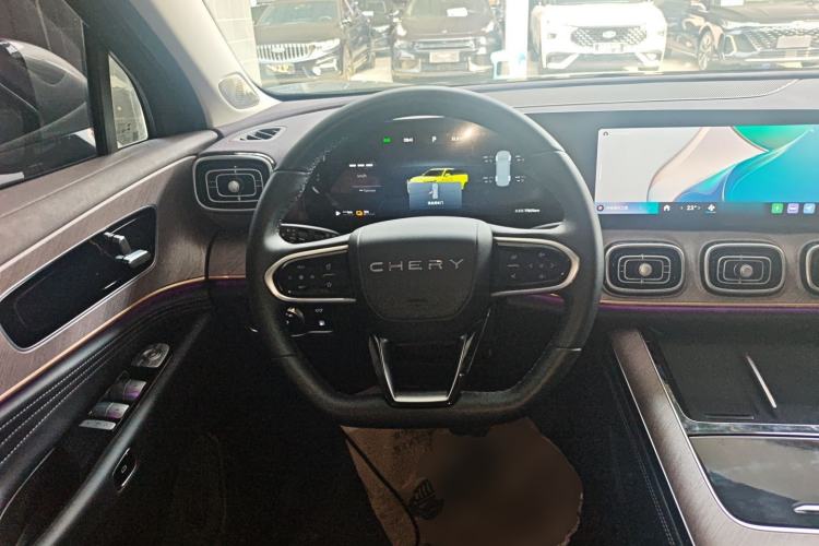 Used Chery Tiggo 9 C-DM 2025 1.5T 106KM Ultra-Comfort Edition 5 Seats Lithium-NMC Steering Wheel