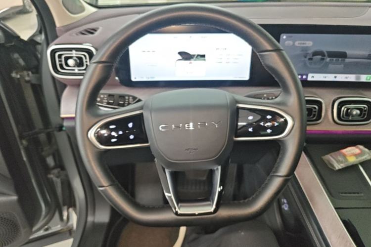 Used Chery Tiggo 9 C-DM 2025 1.5T 106KM Ultra-Comfort Edition 5 Seats Lithium-NMC Steering Wheel