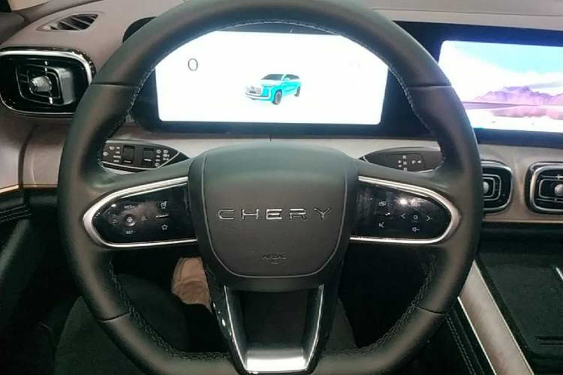 Used Chery Tiggo 9 C-DM 2025 1.5T 106KM Ultra-Enjoyment Version 5 Seats Lithium Iron Phosphate Steering Wheel
