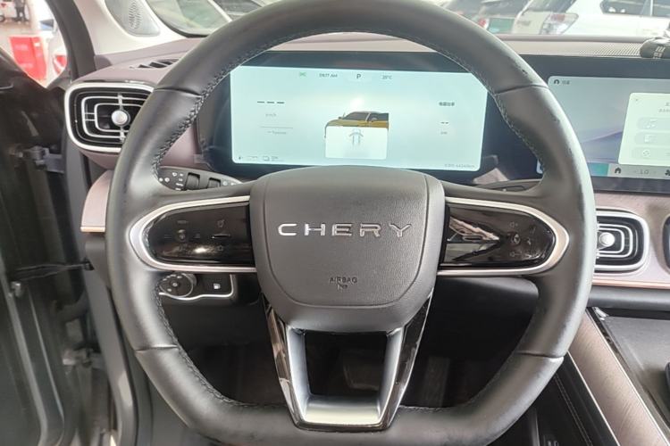 Used Chery Tiggo 9 C-DM 2025 1.5T 106KM Ultra-Comfort Edition 5 Seats Lithium-NMC Steering Wheel