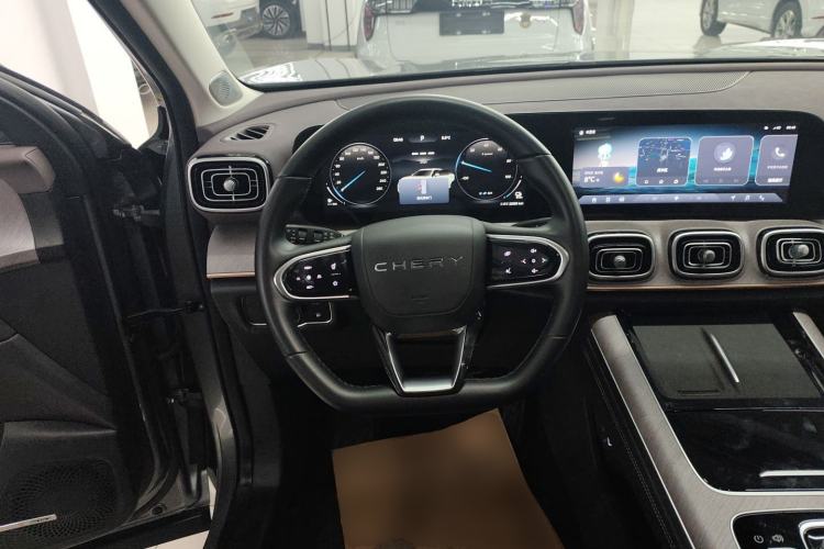 Used Chery Tiggo 9 C-DM 2025 1.5T 106KM Ultra-Comfort Edition 5 Seats Lithium-NMC Steering Wheel