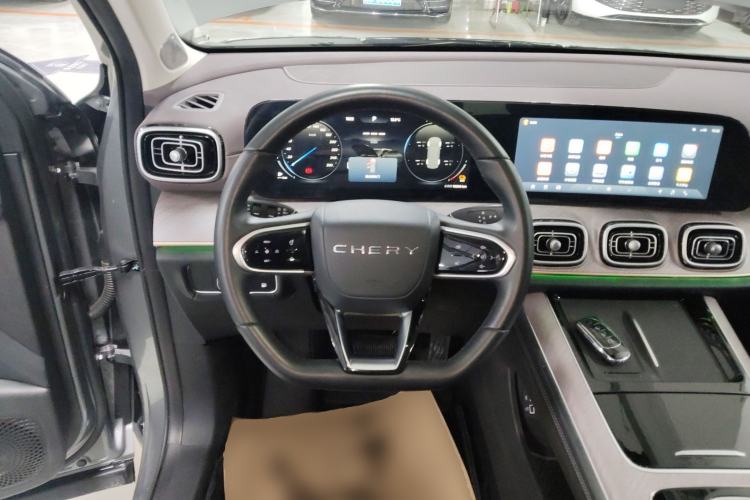 Used Chery Tiggo 9 C-DM 2025 1.5T 106KM Ultra-Comfort Edition 5 Seats Lithium-NMC Steering Wheel