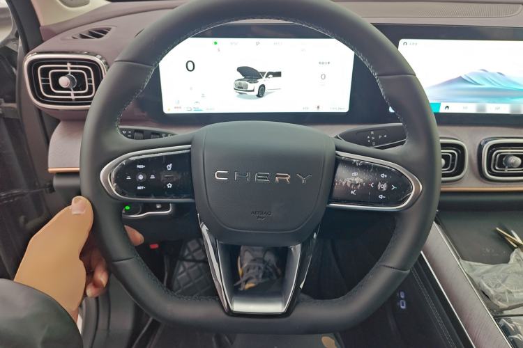 Used Chery Tiggo 9 C-DM 2025 1.5T 106KM Enjoy Edition 5 Seats Lithium Iron Phosphate Steering Wheel