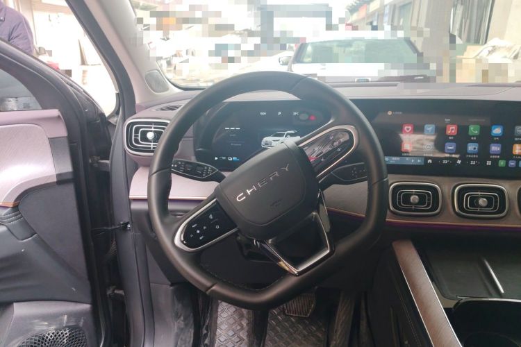 Used Chery Tiggo 9 C-DM 2025 1.5T 106KM Ultra-Enjoyment Version 5 Seats Lithium Iron Phosphate Steering Wheel