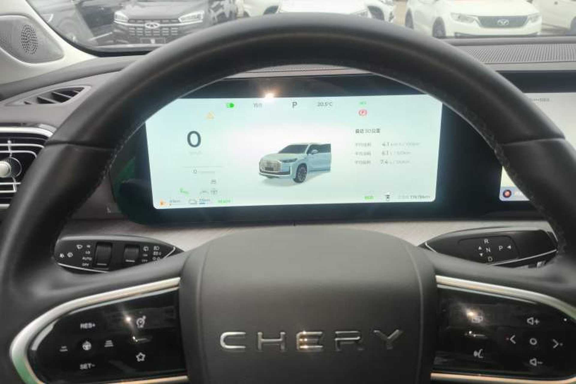 Used Chery Tiggo 9 C-DM 2025 1.5T 106KM Ultra-Comfort Edition 5 Seats Lithium-NMC Instrument Cluster