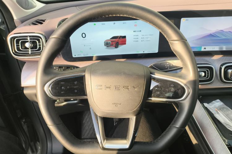 Used Chery Tiggo 9 C-DM 2025 1.5T 106KM Ultra-Comfort Edition 5 Seats Lithium-NMC Steering Wheel