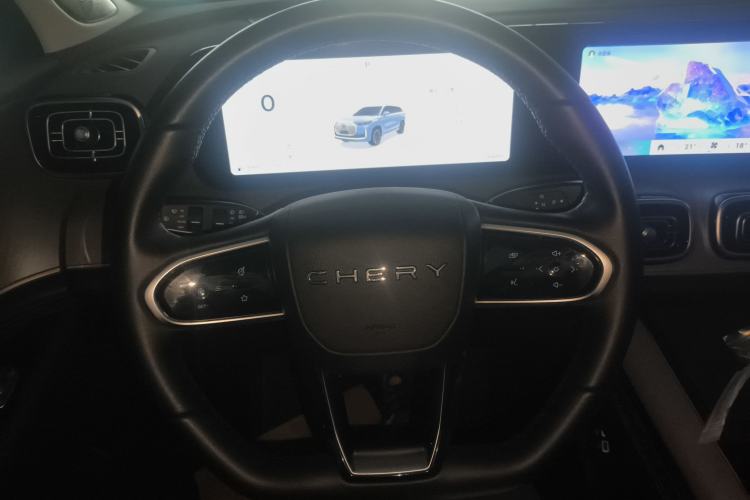Used Chery Tiggo 9 C-DM 2025 1.5T 106KM Ultra-Comfort Edition 5 Seats Lithium-NMC Steering Wheel