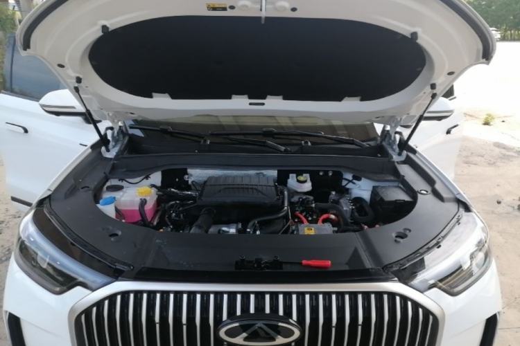 Used Chery Tiggo 9 C-DM 2025 1.5T 106KM Enjoy Edition 5 Seats Lithium-Ion Battery Engine Bay