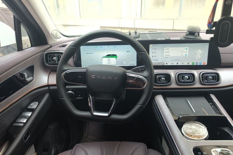 Used Chery Tiggo 9 C-DM 2025 1.5T 106KM Enjoy Edition 5 Seats Lithium-Ion Battery Steering Wheel