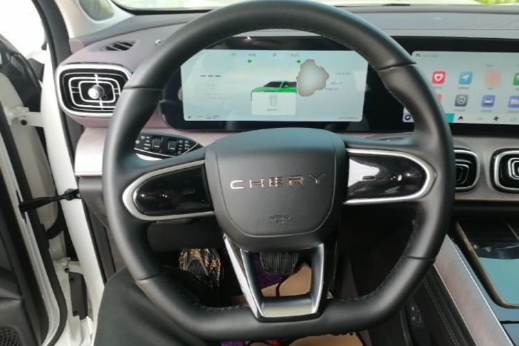 Used Chery Tiggo 9 C-DM 2025 1.5T 106KM Enjoy Edition 5 Seats Lithium-Ion Battery Steering Wheel