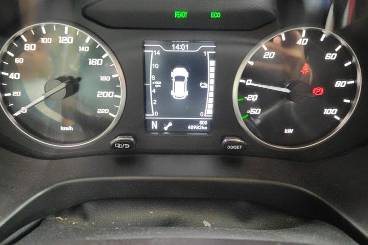 Used Chery Tiggo e 2019 Enjoyment Edition Odometer Close Up