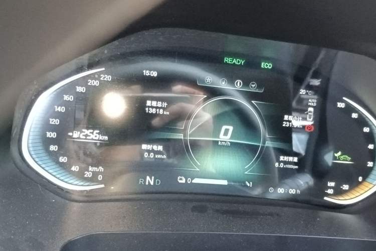 Used Chery Tiggo e 2021 Tiger Leap Edition 95kW Odometer Close Up