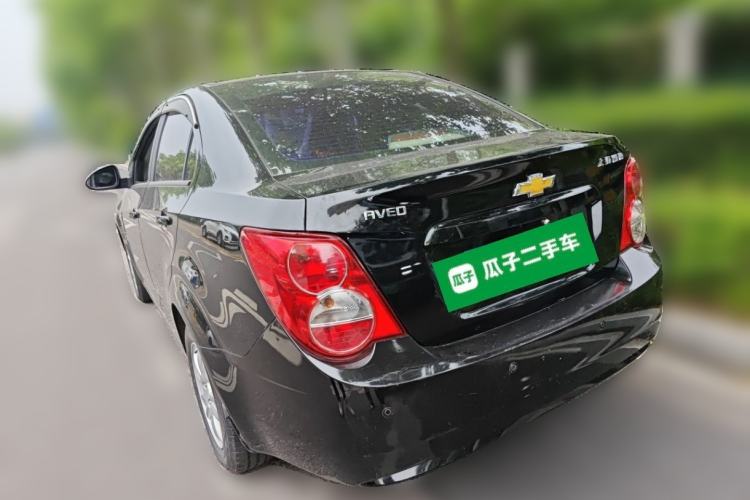 Used Chevrolet Aveo Sonic 2011 Sedan 1.4L Manual Transmission SE Rear Left 45 Deg