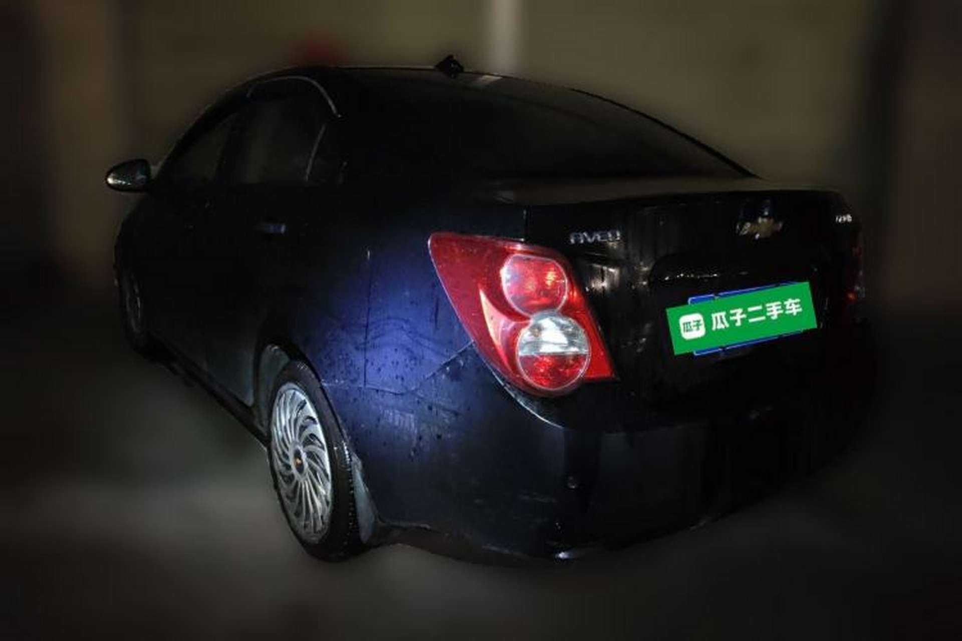 Used Chevrolet Aveo Sonic 2011 Sedan 1.4L Automatic SL Rear Left 45 Deg