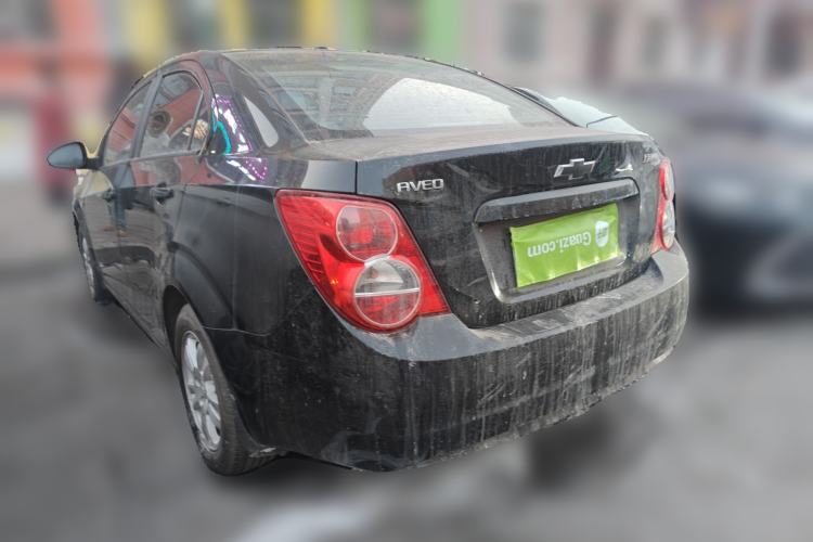 Used Chevrolet Aveo Sonic 2011 Sedan 1.4L Manual Transmission SE Rear Left 45 Deg