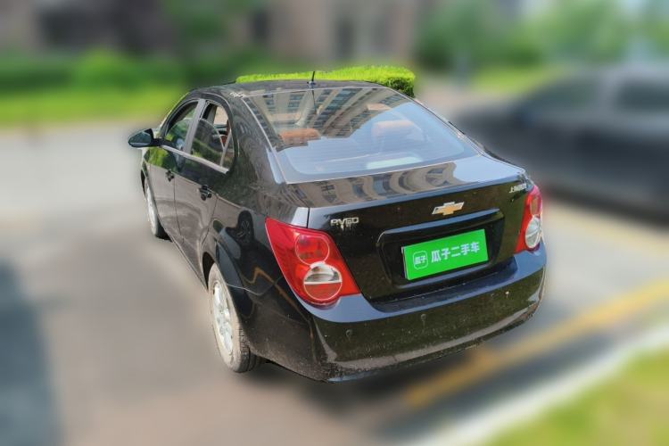 Used Chevrolet Aveo Sonic 2011 Sedan 1.4L Manual Transmission SE Rear Left 45 Deg
