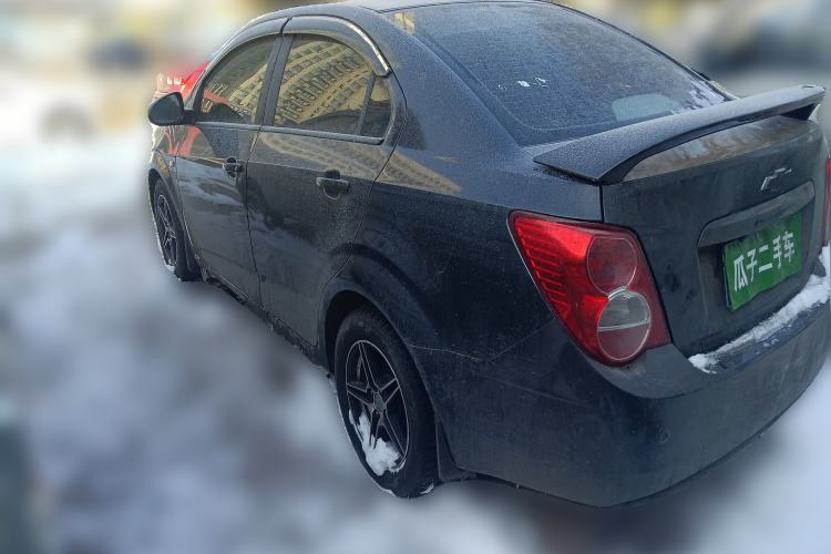 Used Chevrolet Aveo Sonic 2011 Sedan 1.4L Manual Transmission SE Rear Left 45 Deg