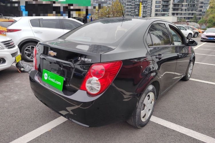 Used Chevrolet Aveo Sonic 2011 Sedan 1.4L MT SL Rear Right 45 Deg