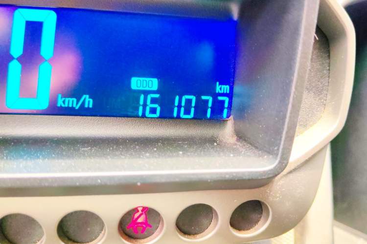 Used Chevrolet Aveo Sonic 2011 Sedan 1.4L Manual Transmission SE Odometer Close Up