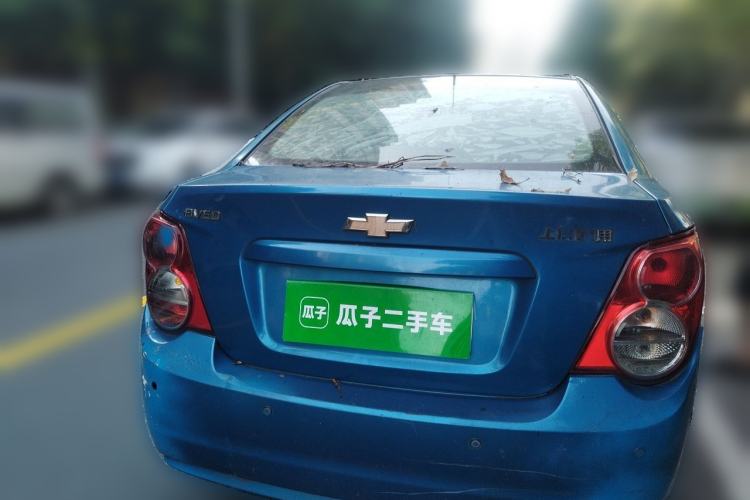 Used Chevrolet Aveo Sonic 2011 Sedan 1.4L Manual Transmission SE Rear