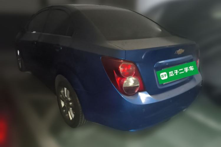 Used Chevrolet Aveo Sonic 2011 Sedan 1.6L Manual Transmission SX Rear Left 45 Deg