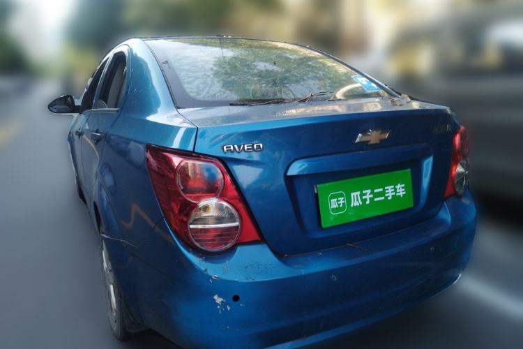 Used Chevrolet Aveo Sonic 2011 Sedan 1.4L Manual Transmission SE Rear Left 45 Deg