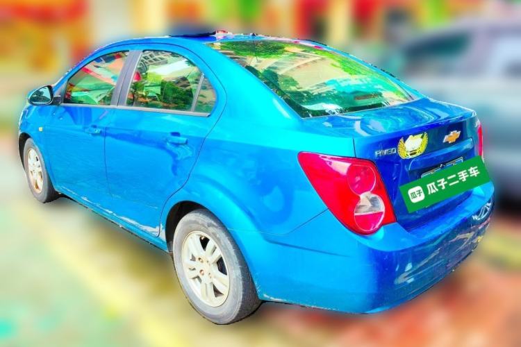 Used Chevrolet Aveo Sonic 2011 Sedan 1.4L Manual Transmission SE Rear Left 45 Deg