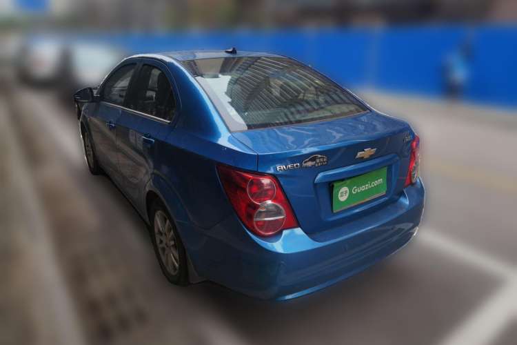 Used Chevrolet Aveo Sonic 2011 Sedan 1.6L Manual Transmission SX Rear Left 45 Deg