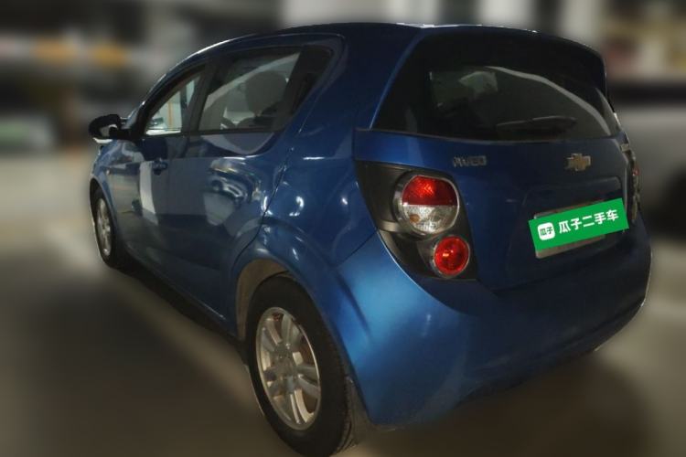 Used Chevrolet Aveo Sonic 2011 Hatchback 1.4L MT SL Rear Left 45 Deg
