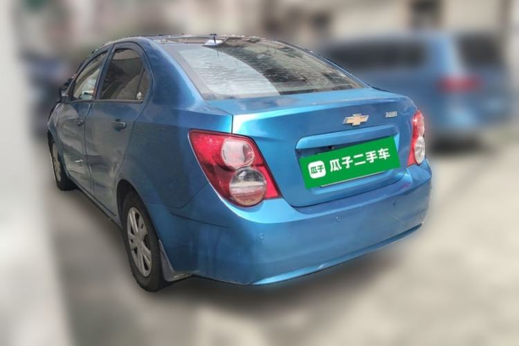 Used Chevrolet Aveo Sonic 2011 Sedan 1.4L MT SL Rear Left 45 Deg