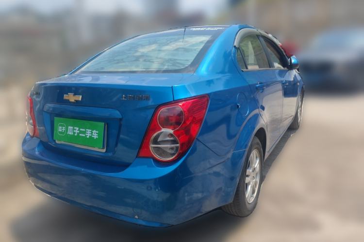 Used Chevrolet Aveo Sonic 2011 Sedan 1.4L MT SL Rear Right 45 Deg