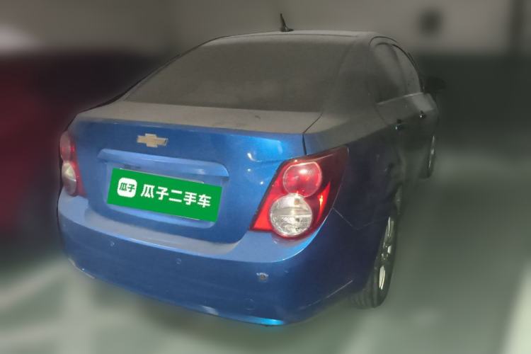Used Chevrolet Aveo Sonic 2011 Sedan 1.6L Manual Transmission SX Rear Right 45 Deg