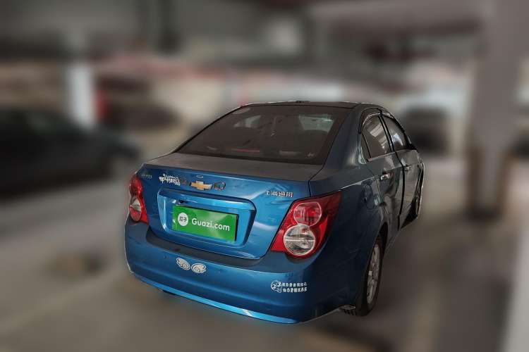 Used Chevrolet Aveo Sonic 2011 Sedan 1.4L MT SL Rear Right 45 Deg